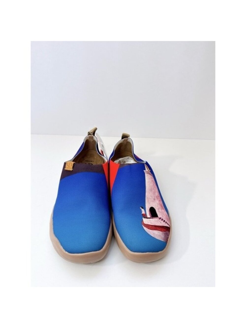 Men’s Size 8 UIN Beacon for You Slip-On Shoes Blue Flats Loafers